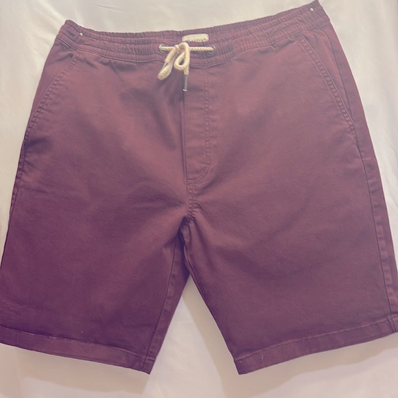 NWOT MATIX Men’s Shorts Pull On Streetwear Board Wear Burgundy Size Medium. - Picture 3 of 13